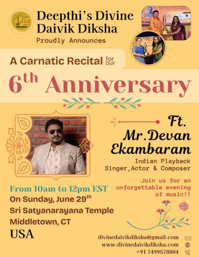 Deepti’s Divine Daivik Diksha- Connecticut, USA